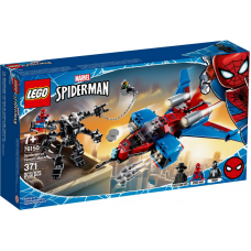 76150 SPIDER-MAN Spiderjet vs. Venom Mech